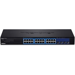 Trendnet TEG-30284 | 28-port Web Smart Switch with 24 x Gigabit Ports and 4 x 10G SFP+ Slots