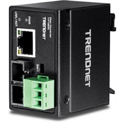 Trendnet TI-F10S30 | Hardened Industrial 100Base-FX Single-Mode SC Fiber Conerter (30 km, 18.6 mi.)