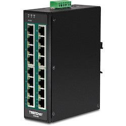 Trendnet TI-PG160 | 16-Port Hardened Industrial Gigabit Poe Din-Rail Switch