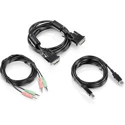 Trendnet TK-CD10 | 10 Feet DVI-I, USB, and Audio KVM Cable Kit