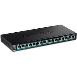 Trendnet TPE-TG161H | 16-port Gigabit PoE+ Switch, 120w Budget
