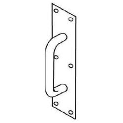 Trimco 1017-2 613 | Door Pull Plate, Heavy Duty, 3/4" Diameter Round Pull, 15" Length x 3-1/2" Width, 6" Center to Center, Oil Rubbed Bronze
