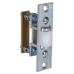 Trimco 1559B 626 | Door Roller Latch Strike, B, 2" Length x 3/32" Width x 2-3/4" Height, Satin Chrome Plated