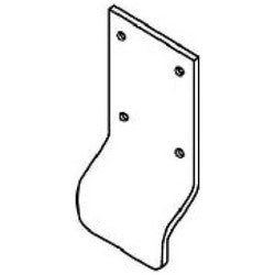 Trimco 1822 630 | Cylinder Push/Pull Plate, 2" Width x 3-3/4" Height x 1/8" Thickness, 7/8" Projection, 3/4" Clearance, Satin Stainless Steel