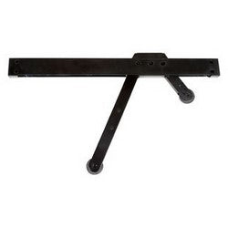 Trimco 3092 BLK | Door Coordinator, Retracting Arm, 18" Length x 2-7/32" Width x 21/32" Depth, Steel, Paintable Matte Black