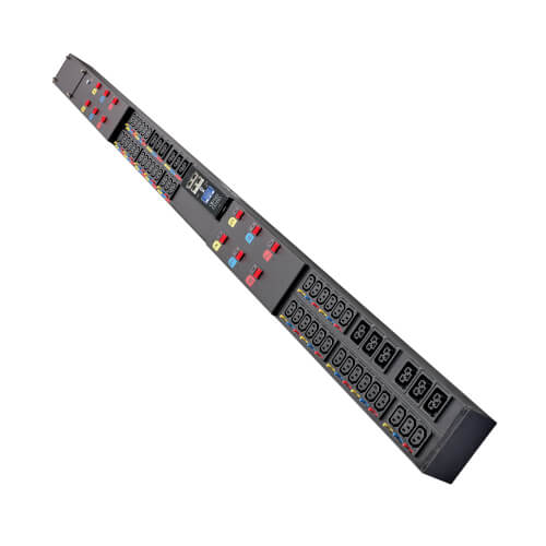 Tripp-Lite EMAGECA5A2A5A2L | Eaton 3-Phase Managed HDX Rack PDU G4, 240/415V, 54 Outlets (42 C13 + 12 C39), 64A, 46kW, Hardwired Input, 0U Vertical, TAA
