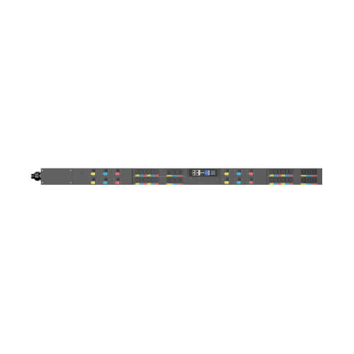 Tripp-Lite EMAGFFC3C3C3C3L | Eaton 3-Phase Managed HDX Rack PDU G4, 240/415V, 36 Outlets (24 C13 + 12 C39), 60A, 35kW, 560P6W Input, 6 ft. Cord, 0U Vertical, TAA