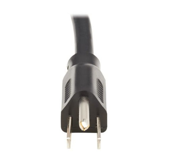 Tripp-Lite P024-001-2 | Extension Cord Y Splitter, NEMA 5-15P to 2x NEMA 5-15R - Heavy Duty, 15A, 120V, 14 AWG, 1 ft. (0.3 m), Black