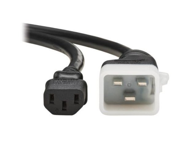 Tripp-Lite P032-E02 | PDU Power Cord, C13 to P-Lock Lite C20 - 15A, 100-250V, 14 AWG, 2 ft. (0.6 m), Black