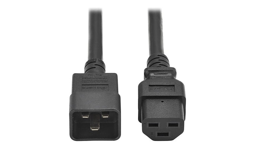 Tripp-Lite P035-002 | Power Cord C20 to C21 Heavy-Duty 20A 250V 12 AWG 2 ft. (0.6 m) Black