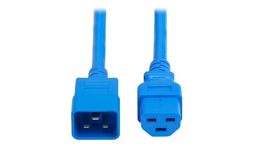 Tripp-Lite P035-003-ABL | Power Cord C20 to C21 Heavy-Duty 20A 250V 12 AWG 3 ft. (0.9 m) Blue