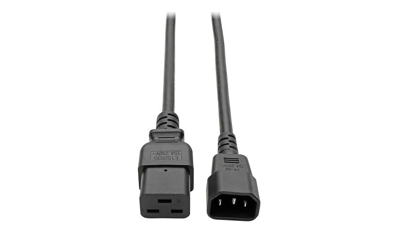 Tripp-Lite P037-002 | Power Cord C14 to C21 Heavy-Duty 15A 250V 14 AWG 2 ft. (0.6 m) Black