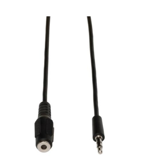 Tripp-Lite P311-025 | 3.5mm Mini Stereo Audio Extension Cable for Speakers and Headphones (M/F), 25 ft. (7.62 m)