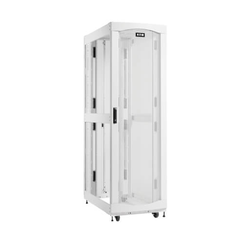 Tripp-Lite SRH48UW | SmartRack 48U Standard-Depth Standard-Width Heavy-Duty Rack Enclosure Cabinet for AI Servers, White