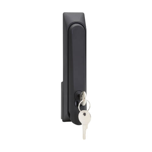 Tripp-Lite SRHANDLESFIC | SmartRack Locking Door Handle for Server Rack Cabinets - Front and Back Doors, SFIC Lock Core, 2 Keys