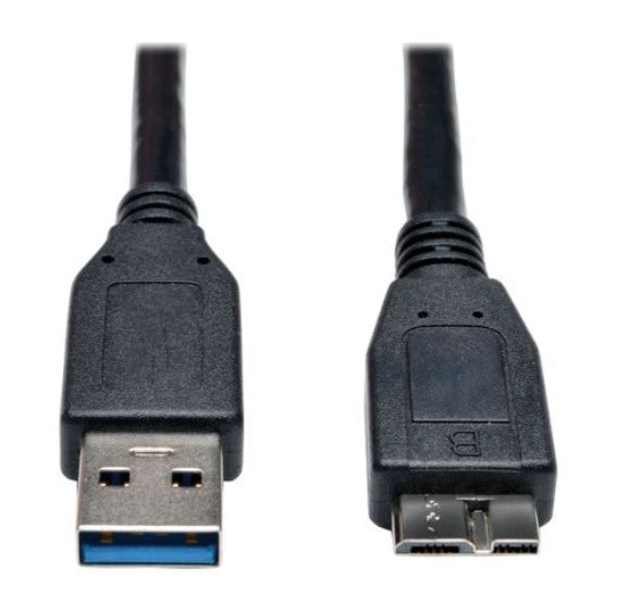 Tripp-Lite U326-003-BK | USB 3.0 SuperSpeed Device Cable (A to Micro-B M/M) Black, 3 ft. (0.91 m)