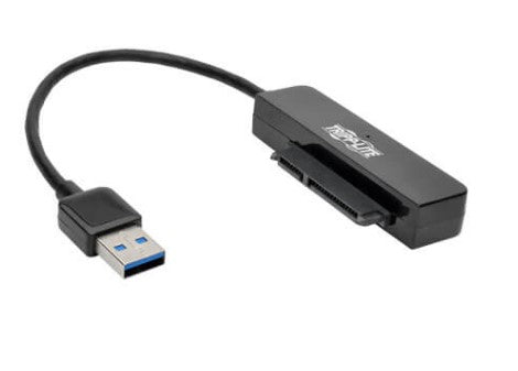Tripp-Lite U338-06N-SATA-B | USB 3.0 Super Speed to SATA III Adapter Cable with UASP, 2.5 inch SATA Hard Drives, Black