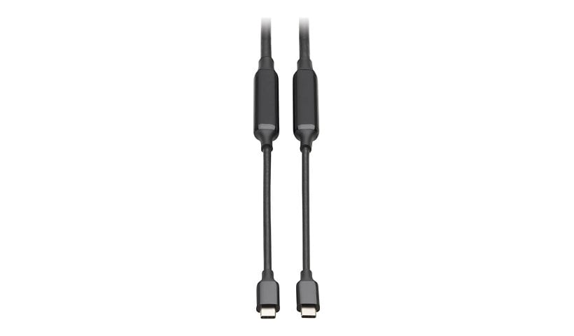 Tripp-Lite U420-05M-G2 | USB-C Full-Function Active Cable (M/M) w Repeater 10Gbps 8K60Hz 60W PD Charging, 5M
