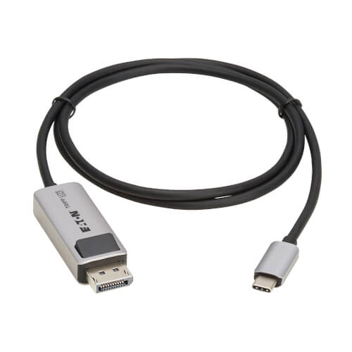 Tripp-Lite U444-003-DP8K6 | USB-C to DisplayPort Active Adapter Cable (M/M) - 8K 60 Hz, 4K 144 Hz, HDR, 4:4:4, HDCP 2.3, Black, 3 ft. (0.9 m)