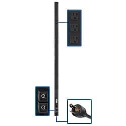 Tripp Lite PDUV30 | 2.9Kw 120V Single-Phase Basic Pdu - 24 Nema 5-15/20R Outlets, L5-30P Input, 10 Ft. Cord, 63.75 In. 0U Rack