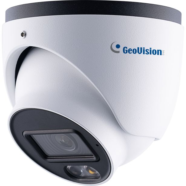 USA Vision Systems 84-GEBF482-2F10 | 4 Megapixel Network IP AI Super Low Lux WDR Pro Full Color Warm LED