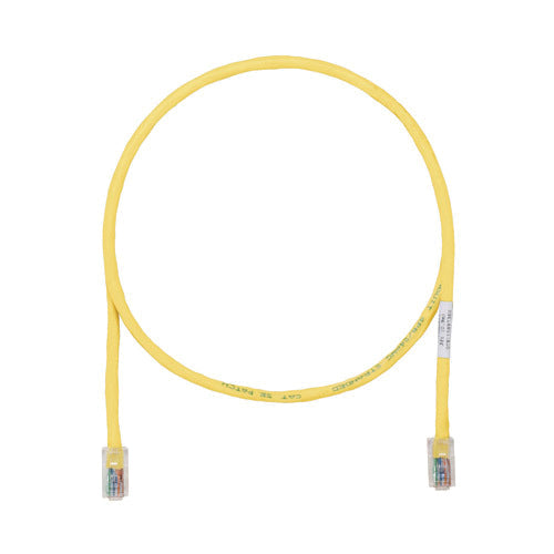 Panduit UTPCH5YLY | Cat 5E 24 Awg Utp Copper Patch Cord, 5 Ft, Yellow
