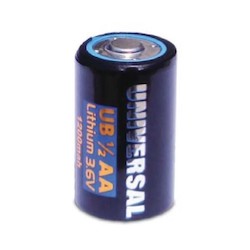 Universal Battery 88041 | Lithium 3.6V 1/2AA Battery