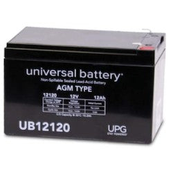 Universal Battery UB12120F2 | 12V 12 AH SLA Battery with F2 Terminals