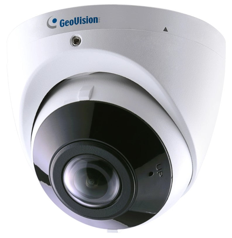 Usa Vision Systems 125-EBDP880-0 | 180° Panoramic 8MP H.265 Super Low Lux WDR Pro IR Eyeball Dome IP Camera