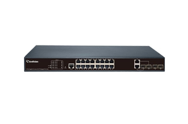 Usa Vision Systems GV-APOE1612 | 16-Port Gigabit L2+ Web Management PoE Switch