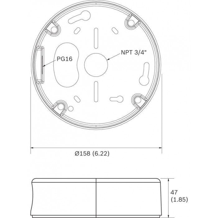 Bosch VDA-70112-SMB | Surface Mount Box