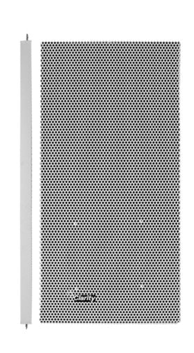 Valcom S-521B | 1? x 2? Lay-In Ceiling Speaker with Volume Control, 25/70 Volt