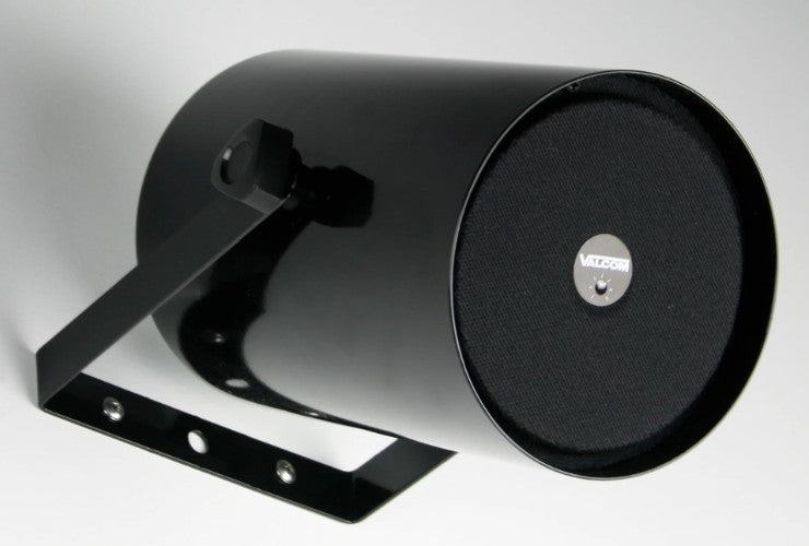 Valcom V-1014B-BK | 5-Watt Track-Style Speaker, One-Way, Black