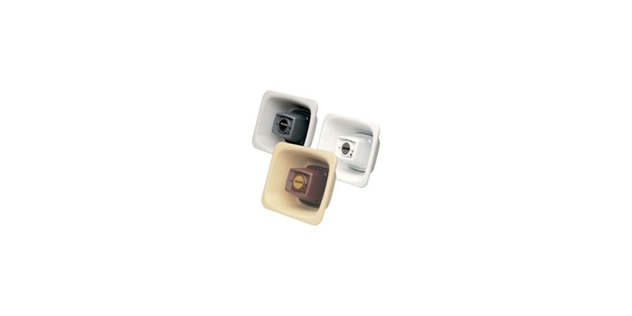 Valcom V-1080-GY | Self-Amplified Paging Compact Horn, > 600 Ohm, 3 W, Indoor, Outdoor, Wall, Gray, Wall Mount, ABS