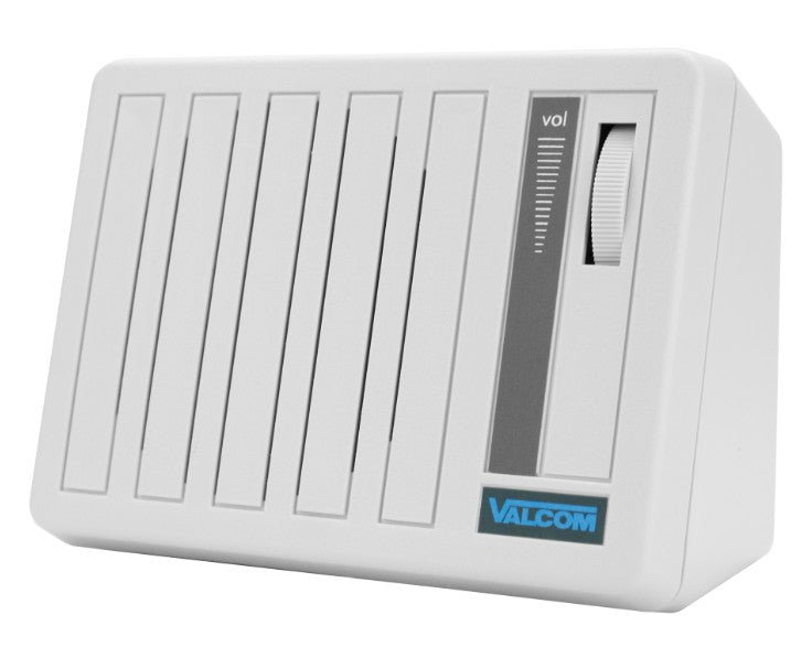 Valcom V-762-W | Desktop/Wall Speaker, Talkback, White