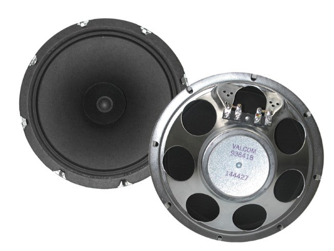 Valcom V-936418 | 8-Inch Cone Speaker Assembly, Talkback Speaker