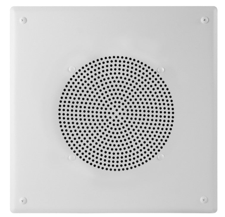 Valcom V-936480 | Square Grille Faceplate, Round Hole Pattern