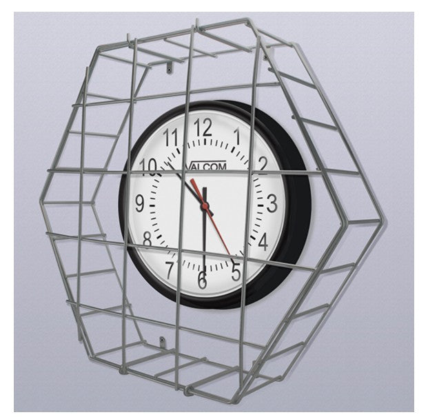 Valcom V-WGACLK | Wire Guard for 12 and 16-Inch Analog Clocks