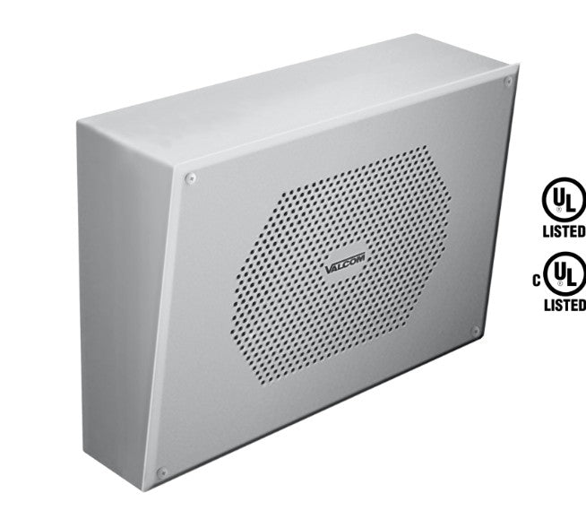 Valcom VIP-581A-IC | IP Vandal-Resistant FlexHorn, Angled, InformaCast