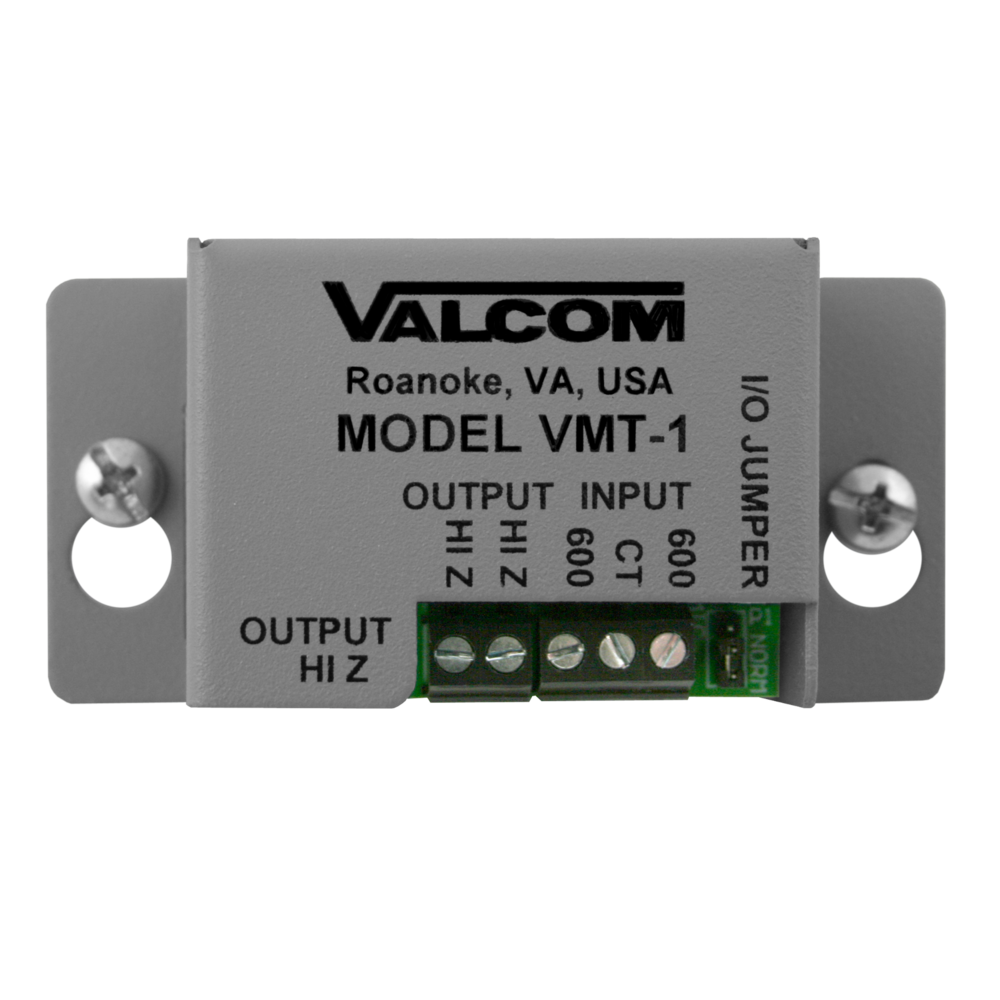 Valcom VMT-1 | Impedance Matching Transformer, WxHxD, 3.75 x 1.75 x 1.25 in., -4 to 131 F