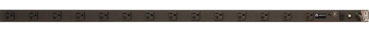 Vertiv 38231 | rPDU, Basic, 20A, 120V, 1.9kW, Vertical, (14) NEMA 5-20R, 10ft Cord
