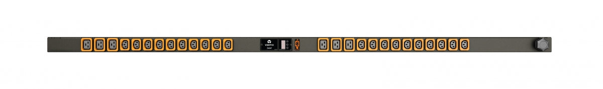 Vertiv I10176L | RPDU, Metered Upgradeable, 20A, 208V, 3.3kW, Vertical, (20) Locking IEC C13, (6) Locking IEC C19, 10ft Power Cord