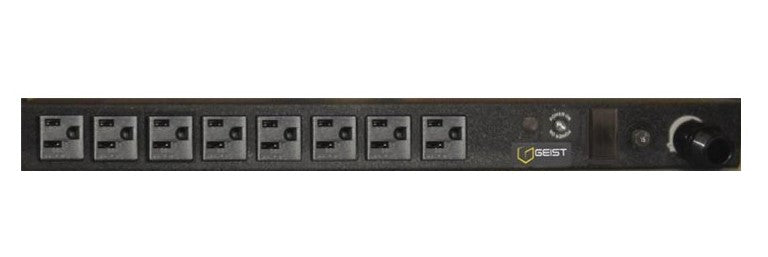 Vertiv NSVLN080-101S15 Basic Pdu, 8 X Nema 5-15r, 120v, 15a, 50/60hz, 10ft Power Cord, Black
