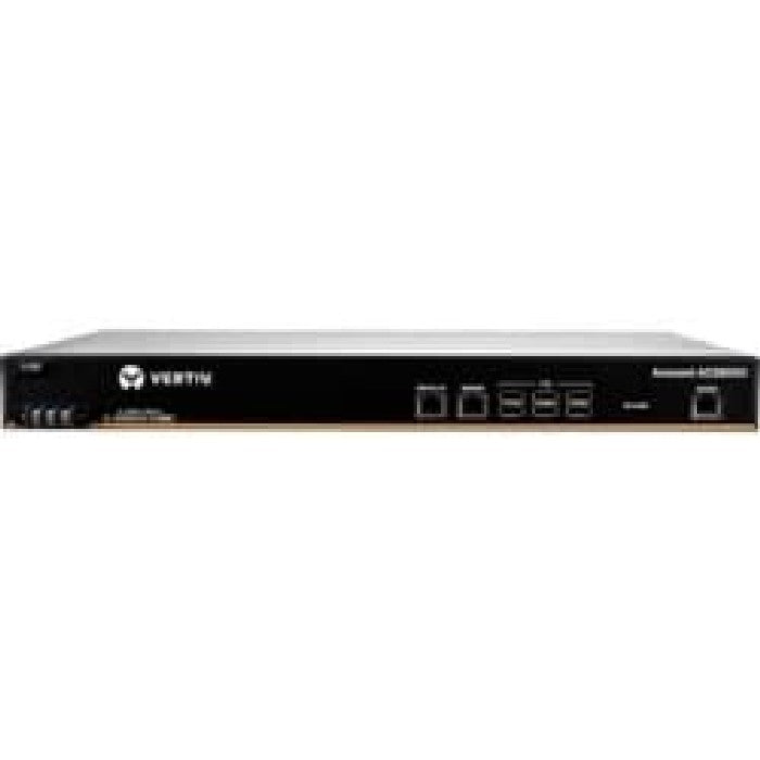 Vertiv ACS8008MSDC-400 Avocent Acs 8000 8-port Serial Console Server, Single Internal Dc Power Supply, Analog Modem, 1u Chassis