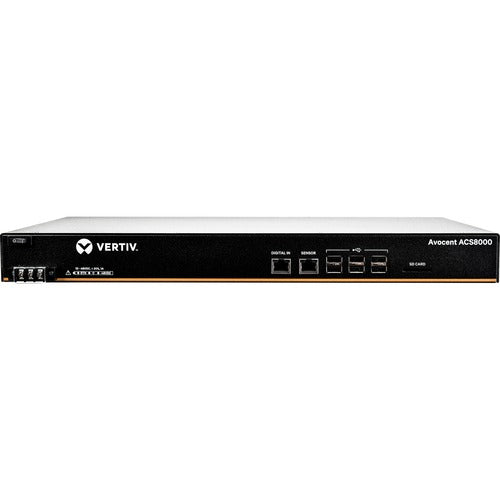 Vertiv ACS8008SDC-400 | 8-Port ACS8000 Console System with single DC Power Supply - 8 x RJ45 Serial Ports