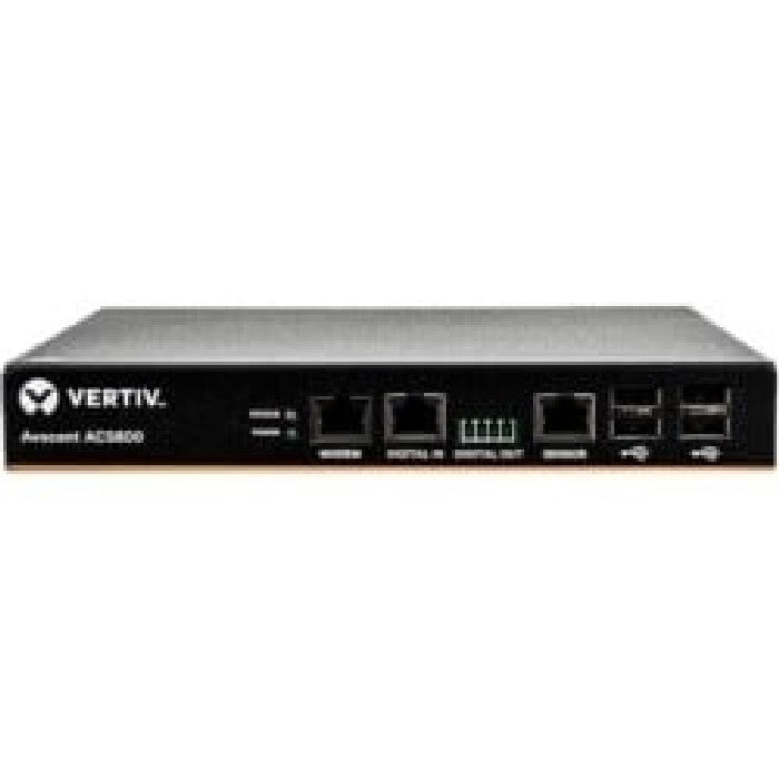 Vertiv ACS808MEAC-001 Vertiv Avocent Acs 800 8-port Serial Console Server With External Ac Power Supply, Analog Modem, Compact Chassis