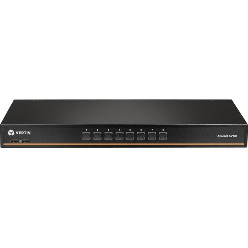 Vertiv AV116BND8-400 | Vertiv Avocent AV116 KVM Switch | Single User | 16 port (AV116BND8-400) - 16-port rackmount or desktop single-user KVM