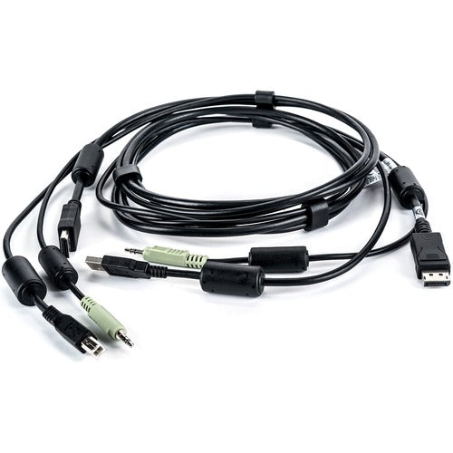 Vertiv CBL0102 | Vertiv Avocent USB Keyboard and Mouse, DisplayPort and Audio Cable, 6 ft.
