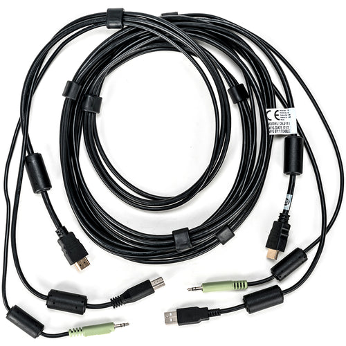 Vertiv CBL0111 | Vertiv Avocent USB Keyboard and Mouse, HDMI and Audio Cable, 10 ft. for Vertiv Avocent SV and SC Series Switches - 10 ft