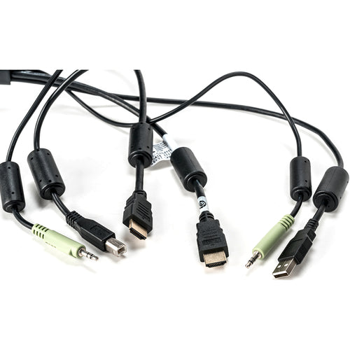 Vertiv CBL0111 | Vertiv Avocent USB Keyboard and Mouse, HDMI and Audio Cable, 10 ft. for Vertiv Avocent SV and SC Series Switches - 10 ft